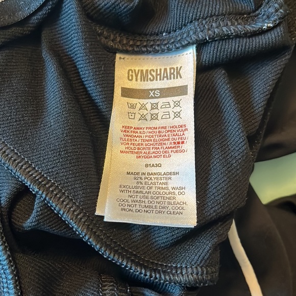 GYMSHARK XS BLACK PANTS - Picture 6 of 12